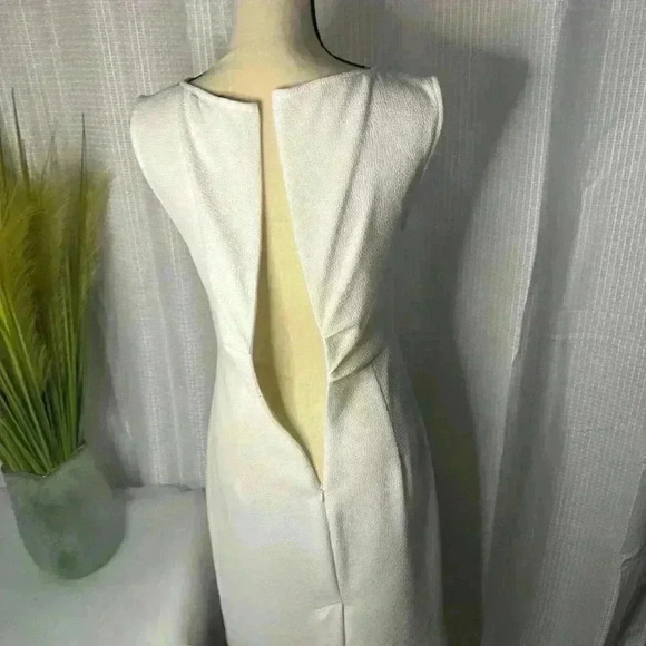 Rachel Comey Gorgeous Sleeveless White Textured Medina Dress Size 4 NWOT - Picture 11 of 15